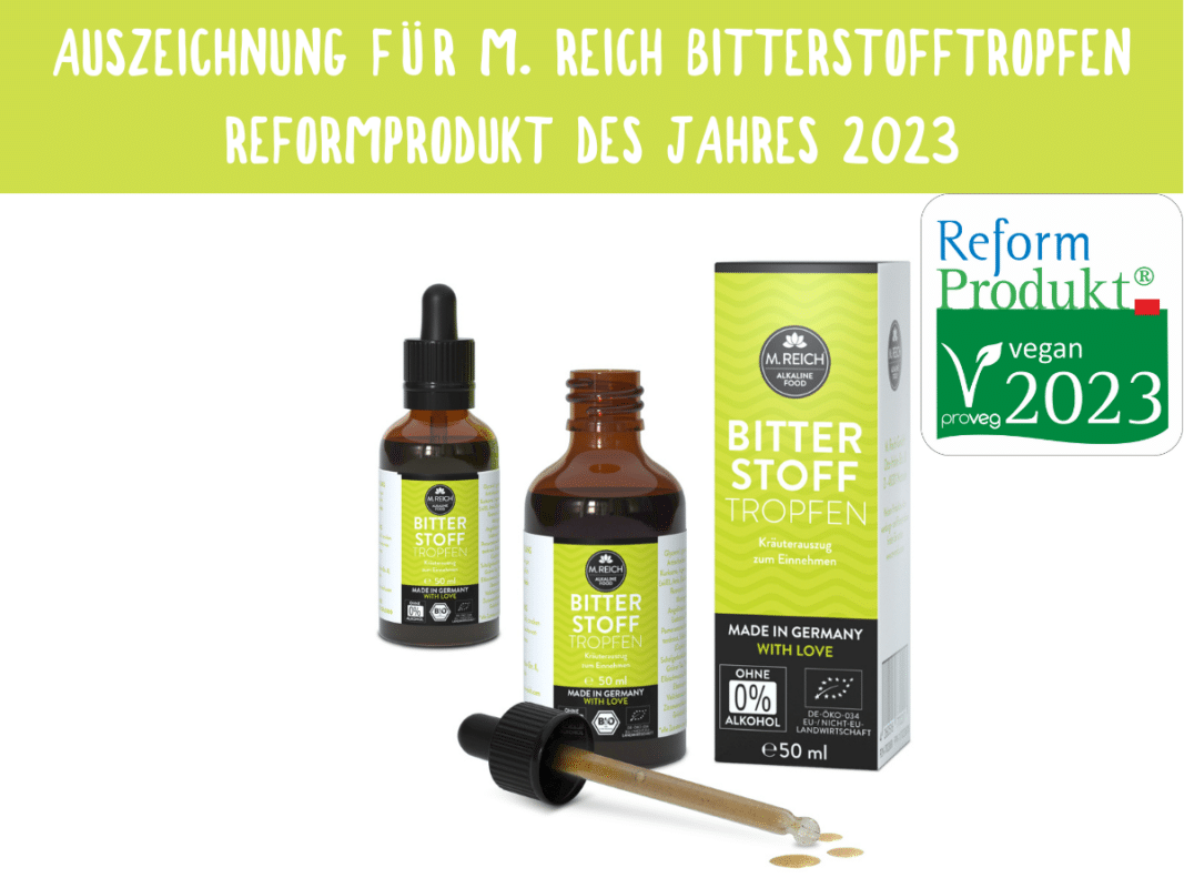 Reformprodukt des Jahres 2023 - M. Reich BitterStoffTropfen